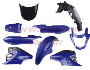 KIT PLASTICOS COMPL. HONDA STORM AZUL(9PIEZAS) NSU