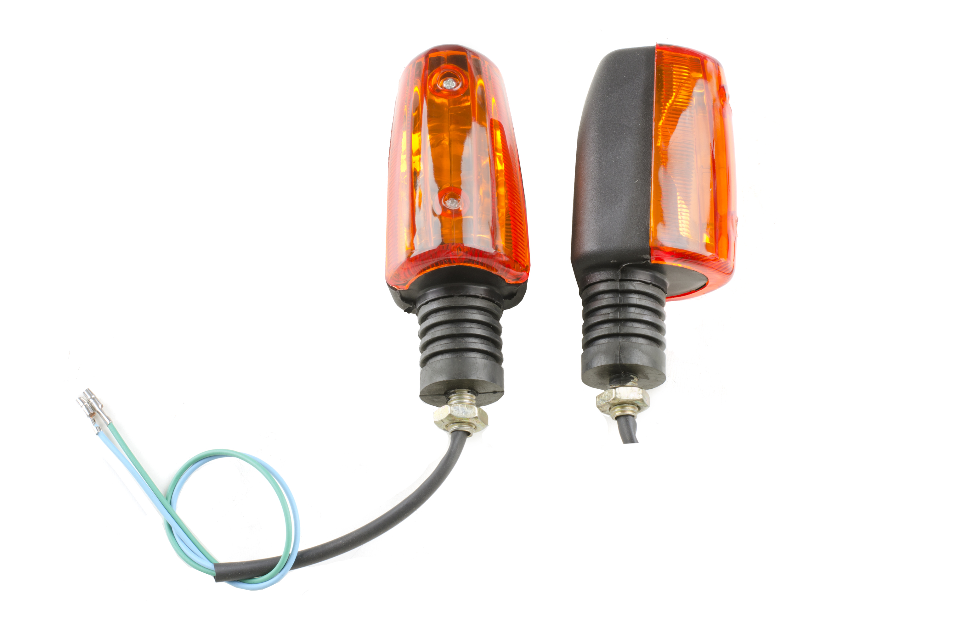 FAROL GIRO ZANELLA RX150-HONDA STORM NEGRO AMBAR NSU