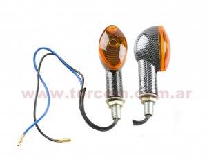 FAROL GIRO UNIVERSAL AMBAR OVALADO CARBON NSU