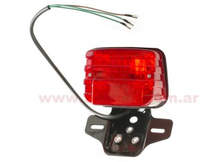 FAROL TRAS. HONDA MB100/CG125 ROJO NSU