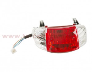 FAROL TRAS. HONDA WAVE M/N ROJO/CRISTAL NSU