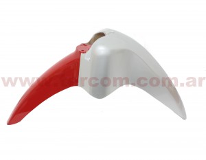 GUARDABARRO DEL. GILERA REV. (2 PCS) ROJO/GRIS NSU