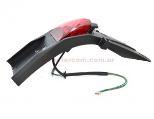 GUARDABARRO TRAS. BETA TR200/MOTARD 200/250 15LED NSU