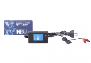 CARGADOR BATERIA 220V.12V.1.3AMP. NSU